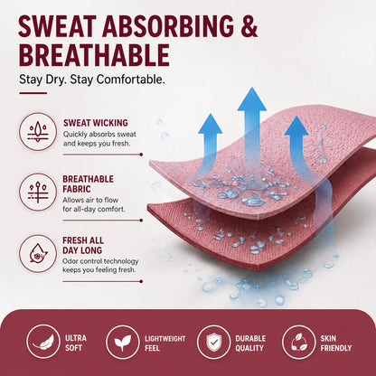 Women’s Stretchable Cotton Breathable Panty with Front Air System – Sweat Absorbing & Itching-Free Comfort