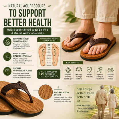 Premium Handcrafted Wooden Slippers for Men & Women | Natural Neem, Jamun & Arjuna Wood
